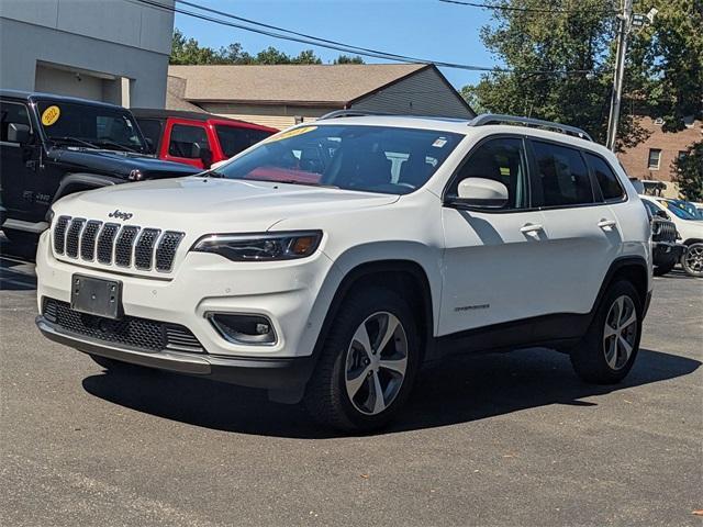 used 2021 Jeep Cherokee car, priced at $25,619