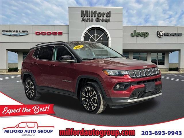 used 2022 Jeep Compass car, priced at $24,914