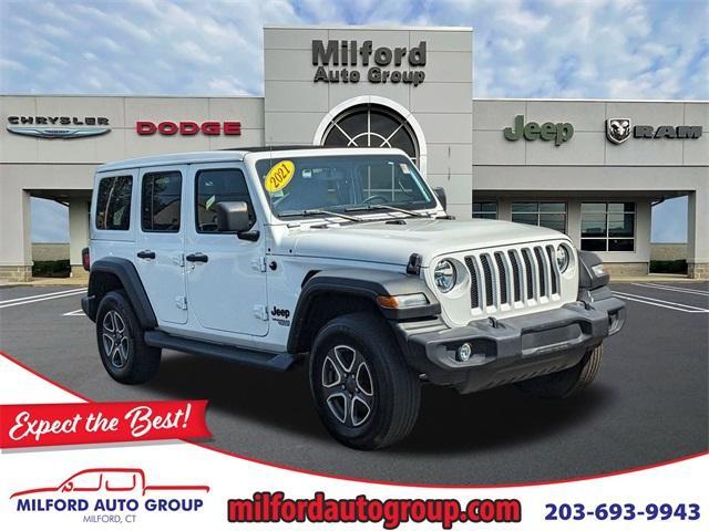 used 2021 Jeep Wrangler Unlimited car, priced at $34,999