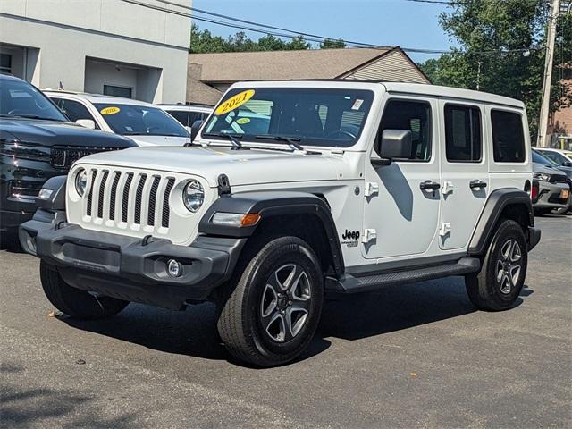 used 2021 Jeep Wrangler Unlimited car, priced at $34,999