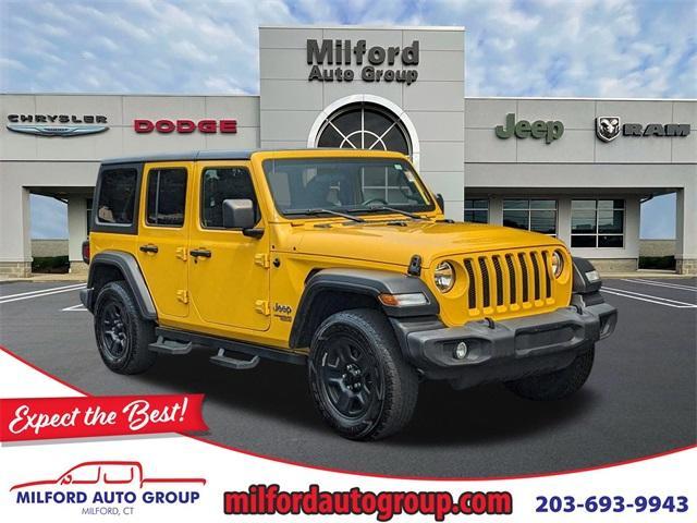 used 2021 Jeep Wrangler Unlimited car, priced at $28,547