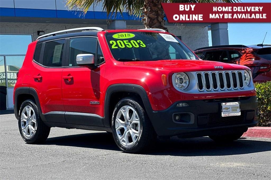 used 2018 Jeep Renegade car, priced at $20,769