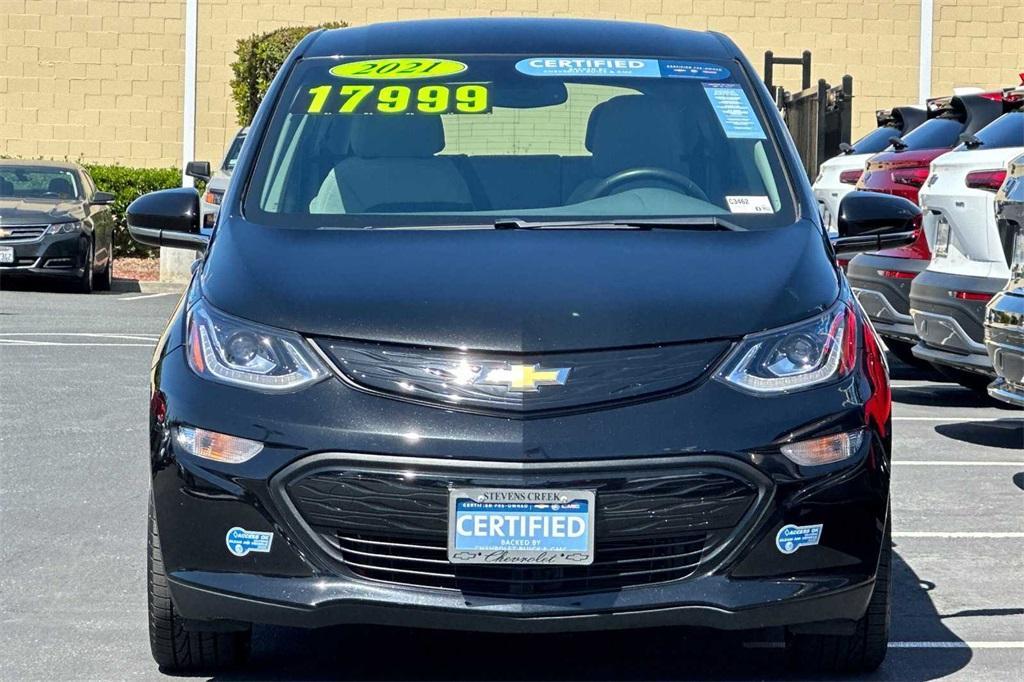 used 2021 Chevrolet Bolt EV car, priced at $16,932