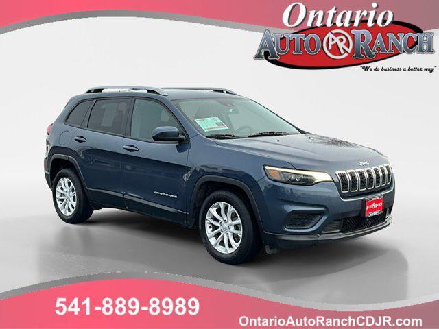 used 2021 Jeep Cherokee car, priced at $22,000