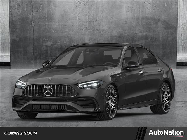 new 2025 Mercedes-Benz AMG C 43 car, priced at $77,800
