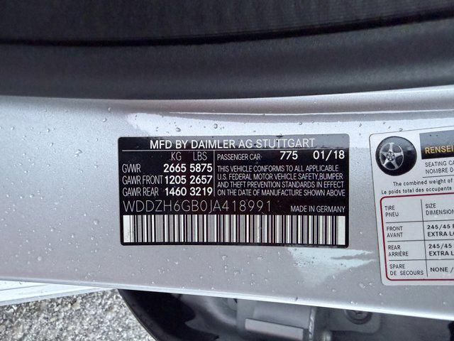 used 2018 Mercedes-Benz E-Class car, priced at $33,991