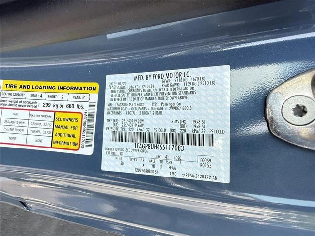 used 2025 Ford Mustang car, priced at $40,900