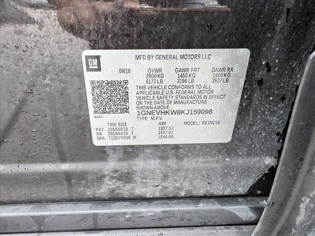 used 2019 Chevrolet Traverse car, priced at $20,938