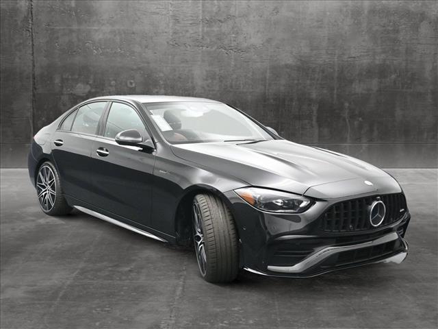 new 2024 Mercedes-Benz AMG C 43 car, priced at $79,245