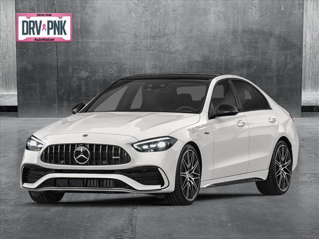 new 2024 Mercedes-Benz AMG C 43 car, priced at $78,445