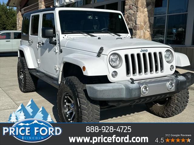 used 2017 Jeep Wrangler Unlimited car, priced at $23,555