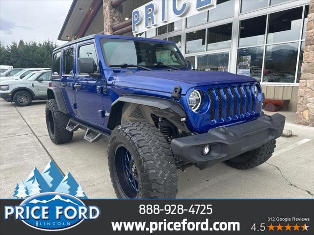 used 2020 Jeep Wrangler Unlimited car, priced at $30,998