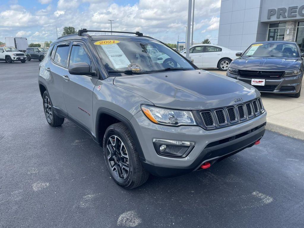 used 2021 Jeep Compass car, priced at $22,999