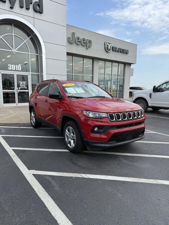 used 2024 Jeep Compass car, priced at $25,550