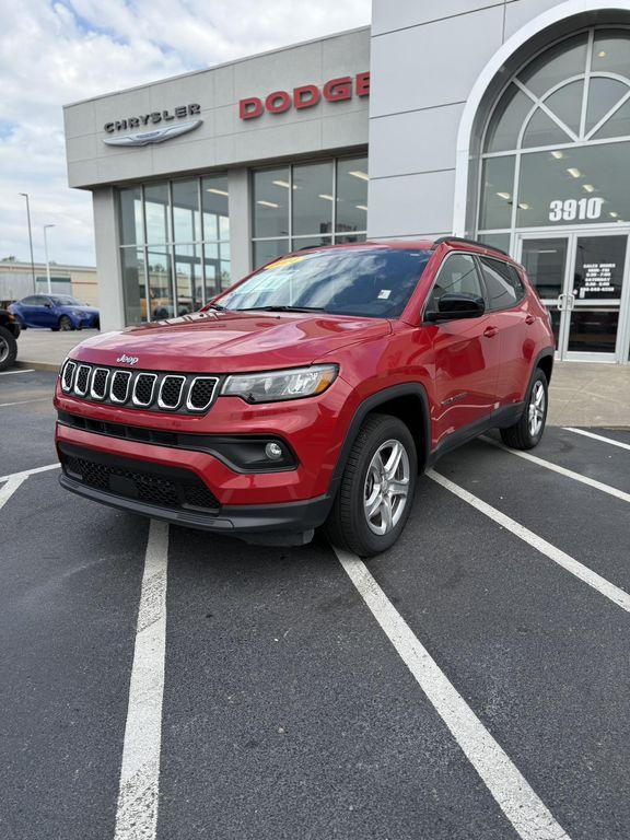 used 2024 Jeep Compass car, priced at $25,550