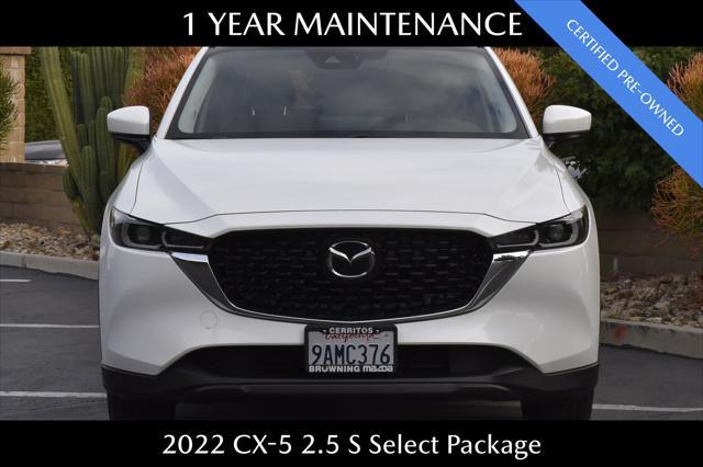 used 2022 Mazda CX-5 car, priced at $23,777