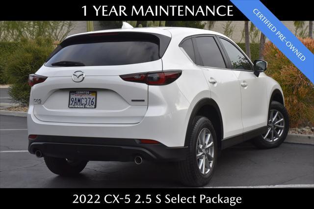 used 2022 Mazda CX-5 car, priced at $23,777