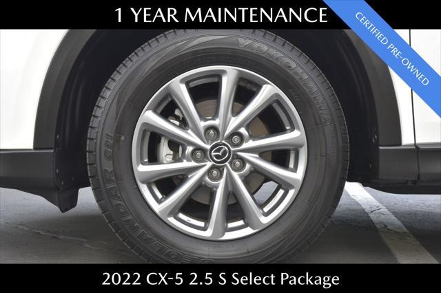 used 2022 Mazda CX-5 car, priced at $23,777