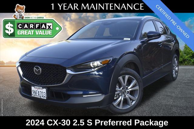 used 2024 Mazda CX-30 car, priced at $25,000