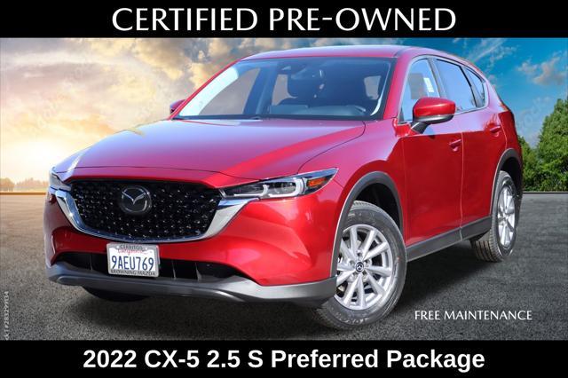 used 2022 Mazda CX-5 car, priced at $25,000