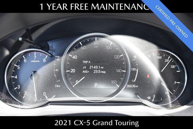 used 2021 Mazda CX-5 car, priced at $24,800