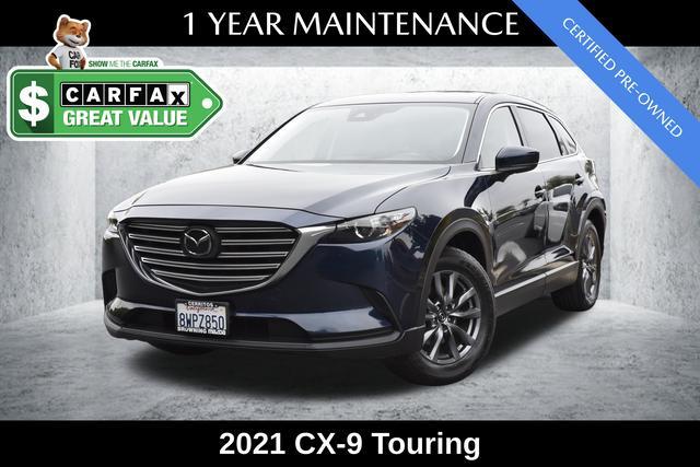 used 2021 Mazda CX-9 car, priced at $25,600