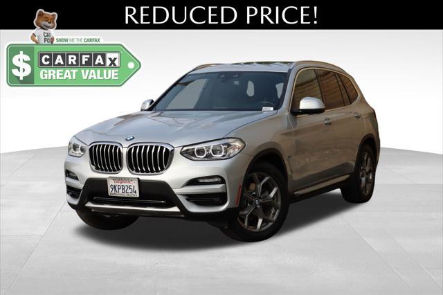 used 2021 BMW X3 car, priced at $25,110