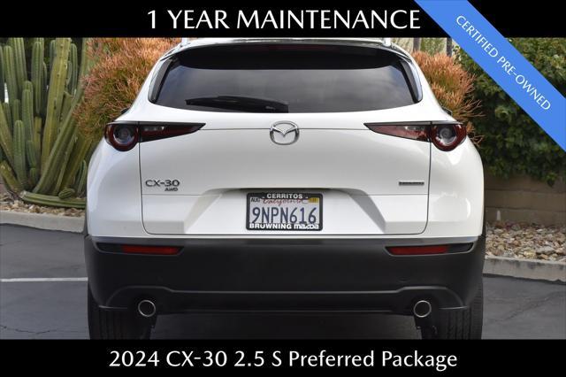 used 2024 Mazda CX-30 car, priced at $25,409