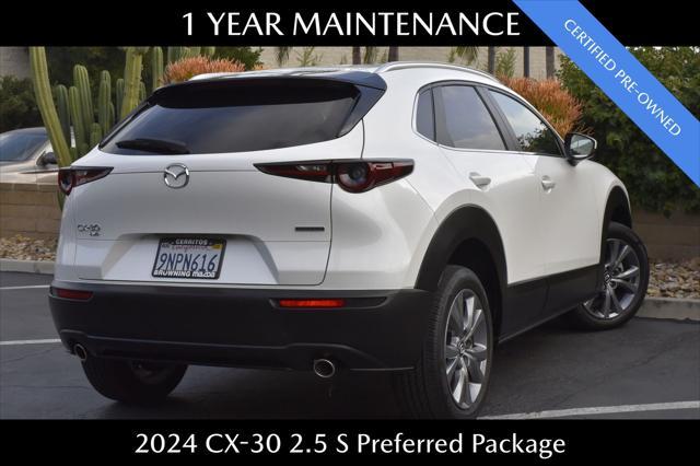 used 2024 Mazda CX-30 car, priced at $25,409