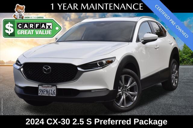 used 2024 Mazda CX-30 car, priced at $25,409