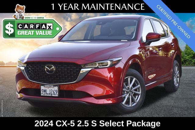 used 2024 Mazda CX-5 car, priced at $27,799