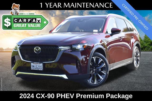 used 2024 Mazda CX-90 PHEV car, priced at $45,300