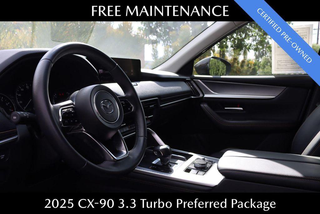 used 2025 Mazda CX-90 car, priced at $37,600