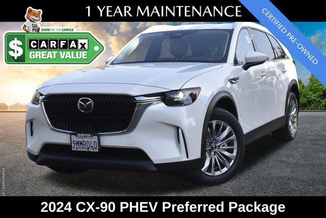 used 2024 Mazda CX-90 PHEV car, priced at $38,412