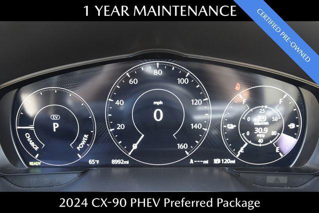 used 2024 Mazda CX-90 PHEV car, priced at $38,412