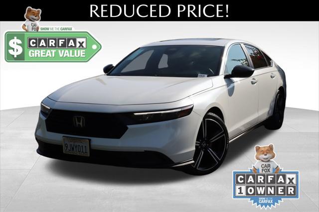 used 2024 Honda Accord Hybrid car, priced at $27,802