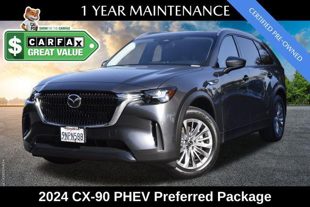 used 2024 Mazda CX-90 PHEV car, priced at $40,600