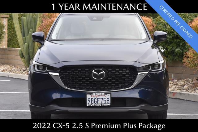 used 2022 Mazda CX-5 car, priced at $26,035