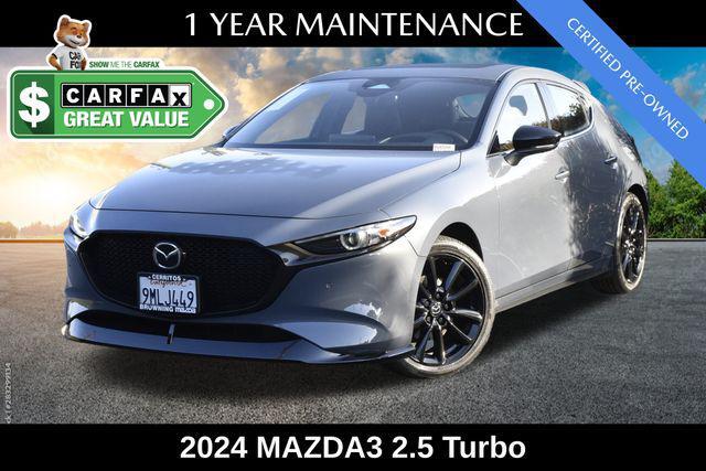 used 2024 Mazda Mazda3 car, priced at $31,000