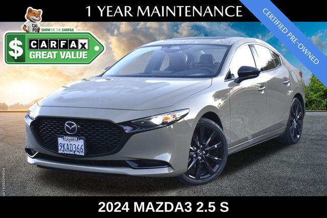 used 2024 Mazda Mazda3 car, priced at $26,380