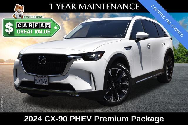 used 2024 Mazda CX-90 PHEV car, priced at $42,700