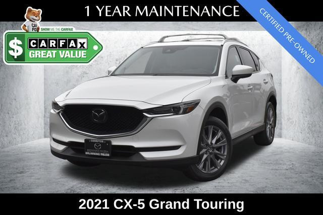used 2021 Mazda CX-5 car, priced at $25,219