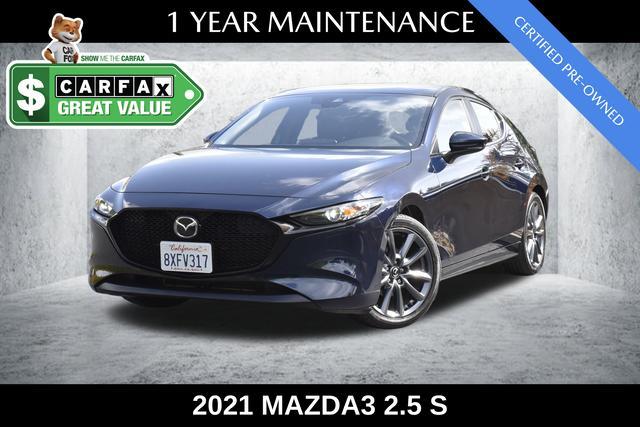 used 2021 Mazda Mazda3 car, priced at $21,500