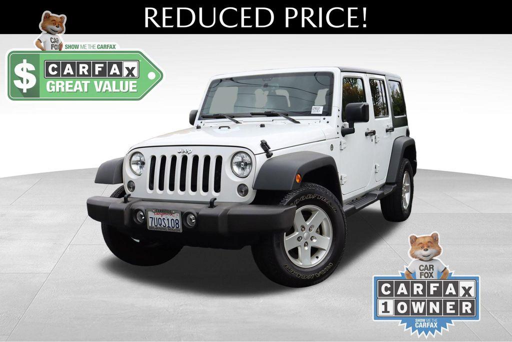 used 2016 Jeep Wrangler Unlimited car, priced at $18,361