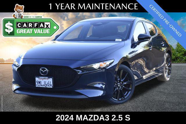 used 2024 Mazda Mazda3 car, priced at $23,500