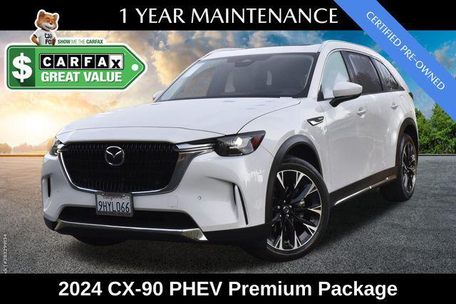 used 2024 Mazda CX-90 PHEV car, priced at $40,600