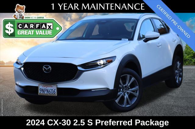 used 2024 Mazda CX-30 car, priced at $25,570