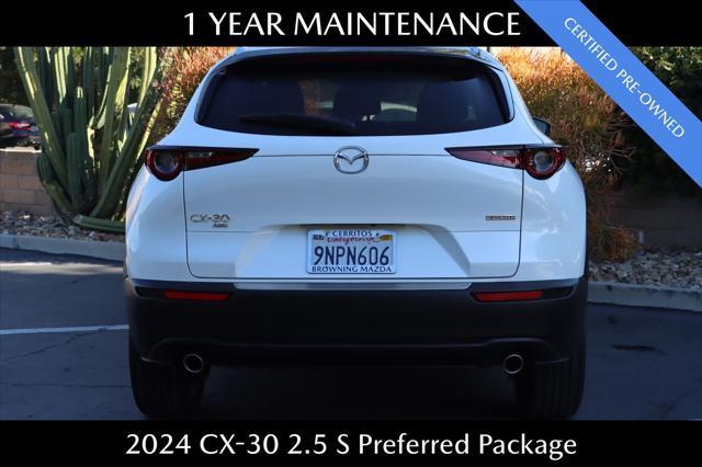 used 2024 Mazda CX-30 car, priced at $25,570