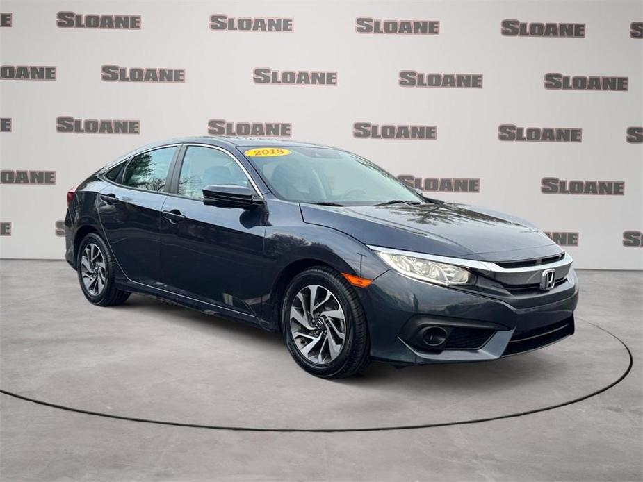 used 2018 Honda Civic car, priced at $18,491