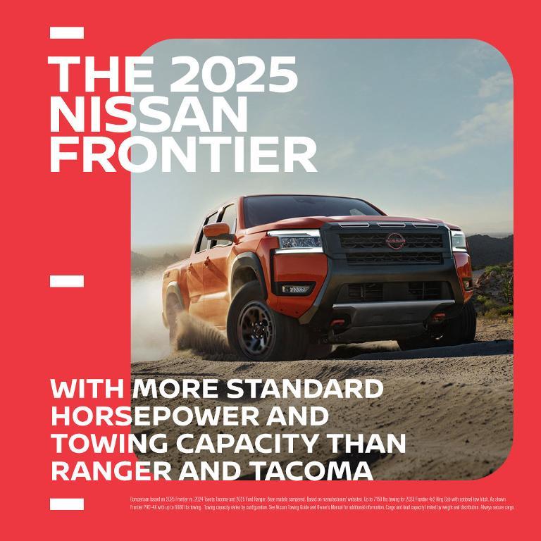 new 2025 Nissan Frontier car, priced at $38,682